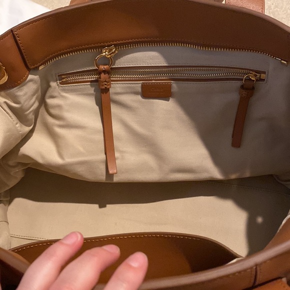 Chloe Brown Leather Tote NWT - Picture 9 of 16